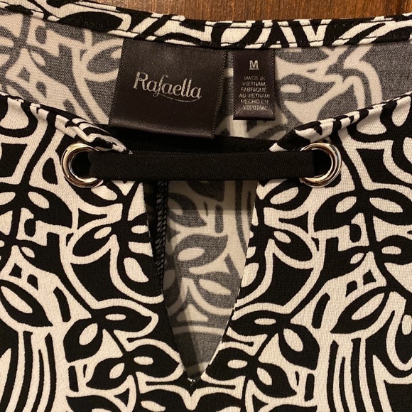 Rafaella Cold Shoulder Keyhole Blouse - Picture 6 of 10